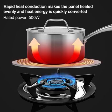 Adattatore per piano cottura a induzione CCYKXA, diffusore di calore per piano cottura a induzione per macchine da caffè e pentole con manico rimovibile, adattatore diffusore di calore per piani cottu (1/4)
