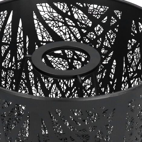 Paralume a forma di albero CCYKXA, paralume vintage in ferro battuto con motivo forestale, diametro base 14 cm, diametro superiore 10 cm, altezza 15 cm, per lampada da tavolo, decorazione per camera d