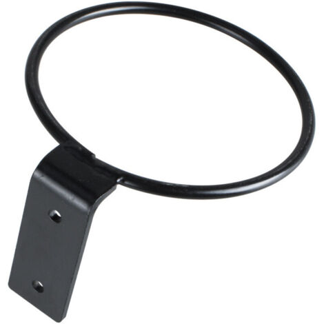 Supporto per vasi da fiori in metallo nero, 3 pezzi, 15 cm, anello per appendere vasi da fiori, per giardino e balcone