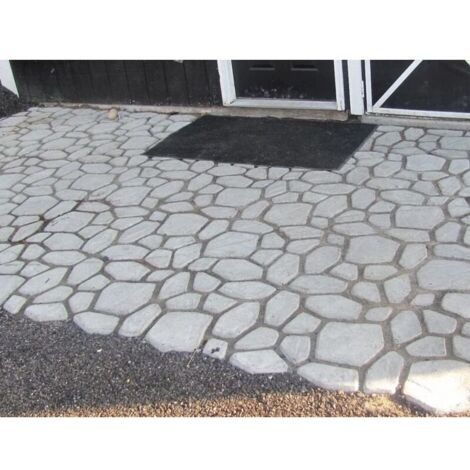 Stampi per calcestruzzo 36x36x3,6 cm, per lastre di pavimentazione, fattoria, prato, giardino, decorazione da giardino, sentiero, fai da te, pietre da pavimentazione, riutilizzabili, colata, imitazion