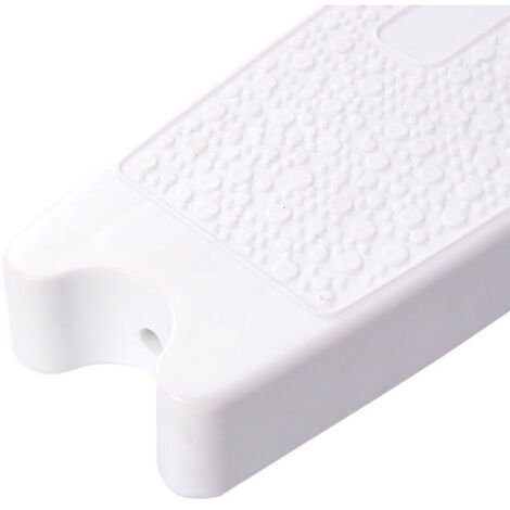 – Set di 2 gradini di ricambio per scalette da piscina – Design antiscivolo – Plastica resistente – Facile installazione