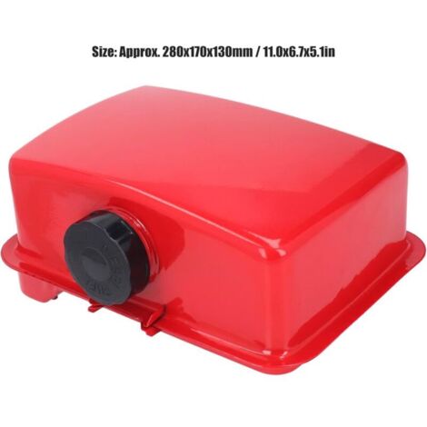 Serbatoio carburante da 5,5 litri, contenitore carburante per tagliacarrezzi in ferro con tubo dell'olio, serbatoio dell'olio benzina per 186F 188F 192F 195F