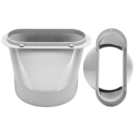 Raccordo di scarico per condizionatore portatile – raccordo per tubo di scarico da 15 cm, raccordo per linea di condizionatore. Per ricambi di condizionatori da finestra. (1/4)