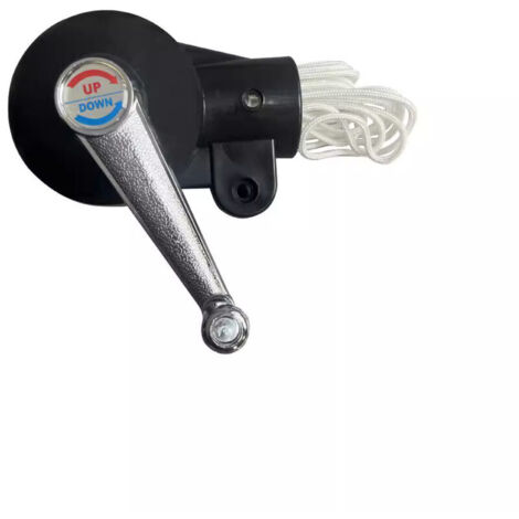 Manovella di ricambio per ombrellone, manovella da esterno con corda, impugnatura antiscivolo per ombrellone, ricambi resistenti per balcone, giardino, piscina, cortile, picnic, 3,45 m
