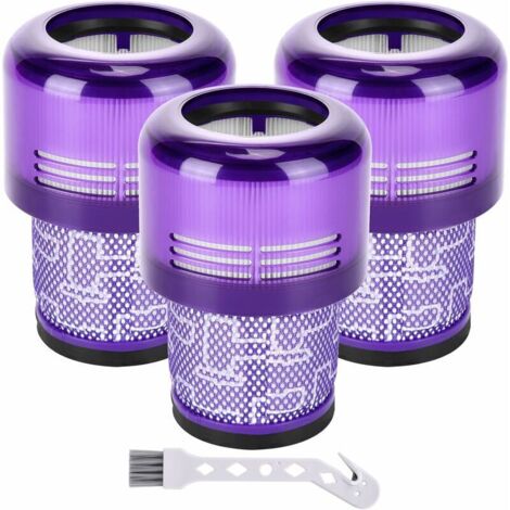 Filtro per Dyson V11, confezione da 3 filtri di ricambio per aspirapolvere Dyson V11 V15 SV14 SV17 SV22 Detect Animal Absolute Extra Pro Torque Drive Motorhead, sostituisce DY-970013-02