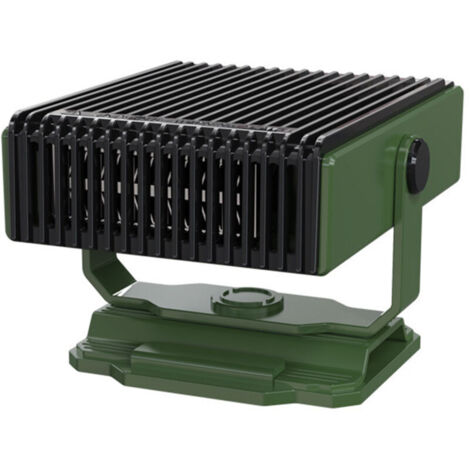 Riscaldatore per auto 12V, potente sbrinatore invernale (verde scuro 12V)
