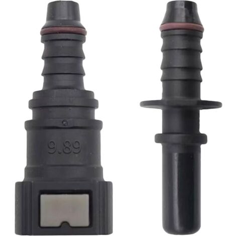 raccordi per tubo carburante, connettore dritto femmina per tubo carburante, raccordo rapido ID8 per tubo carburante da 9,89 mm, raccordo passante per auto. (1/4)