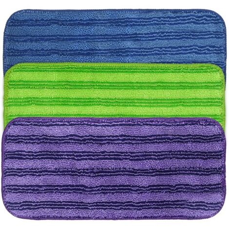Set di 6 panni in microfibra compatibili con Swiffer Wet Jet, panni in microfibra per mocio, salviette per Swiffer Wet Jet, testine di ricambio per la pulizia di superfici miste, asciutte e bagnate, d