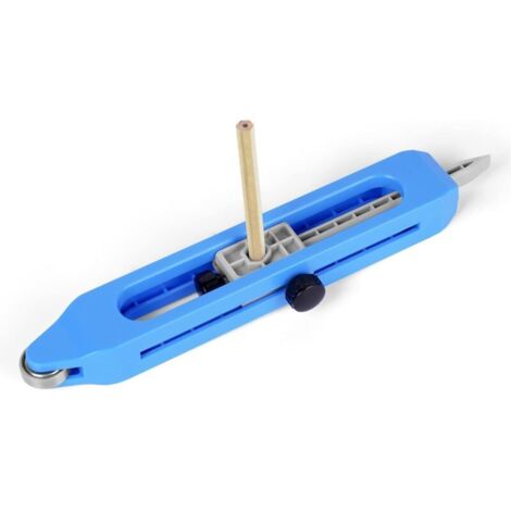Calibro di contorno con blocco, strumento per profilatura, righello di misurazione per la lavorazione del legno, strumento di duplicazione di contorni irregolari, regalo per falegname