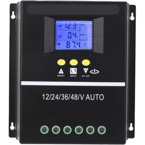 Regolatore di carica solare da 12V, 24V, 36V e 48V per batterie fotovoltaiche, regolatore MPPT auto-adattivo per pannelli, sistema di alimentazione domestica da 80A, DUBUNS