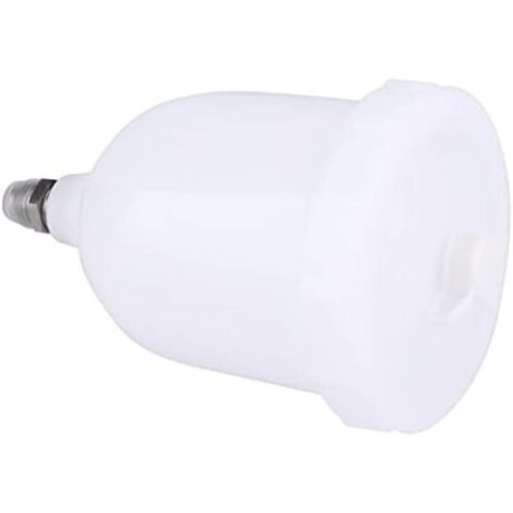 Serbatoio per vernice a gravità da 10,9x10,9x17,7 cm, connettore filettato maschio, accessori per utensili pneumatici, serbatoio per aerografo da 600 ml, serbatoio per pistola a spruzzo per...