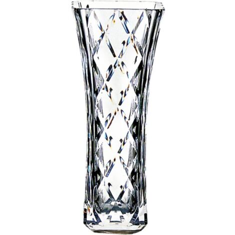 Vaso decorativo infrangibile, lucido come il vetro, vaso moderno più resistente dei vasi in plastica e acrilico, alto 20,3 cm, ideale come regalo (trasparente, grande, taglia A) (1/4)