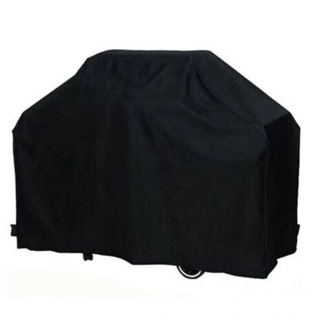 Telo di copertura per barbecue nero, 170x61x117 cm, antivento, anti-UV, impermeabile, resistente all'umidità e antipolvere.