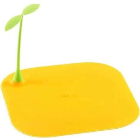 Protezione per scarico in silicone giallo, filtro per scarico vasca da bagno, filtro per capelli doccia, filtro per lavandino in silicone, per bagno