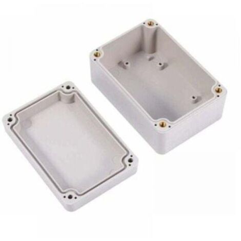 Scatola di derivazione, scatola di derivazione elettrica, contenitore per cablaggio in ABS, scatola di connessione elettrica 100 x 68 x 50 mm, contenitore elettrico impermeabile per esterni
