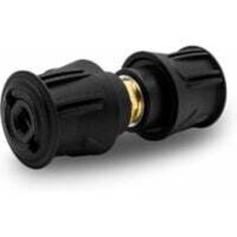 Accessori per idropulitrice: raccordo rapido a doppia testa Karcher ad alta pressione, adattatore per tubo flessibile (confezione da 2)