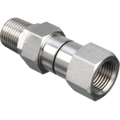 Idropulitrice ad alta pressione, 4.500 psi, raccordo maschio 3/8" NPT-M, acciaio inossidabile (1/4)