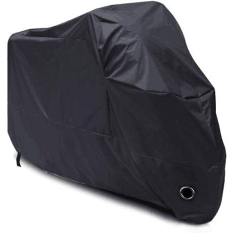 Telo coprimoto impermeabile, resistente al freddo e alle intemperie, 190T nero, protegge dalla polvere - M 20090100cm.