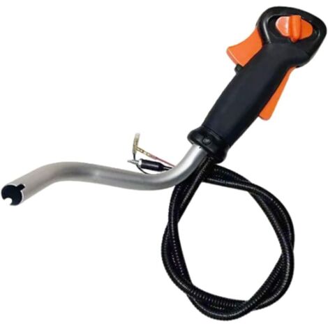 Impugnatura per decespugliatore con tubo in alluminio, impugnatura per decespugliatore con interruttore dell'acceleratore, cavi e accessori per decespugliatore, adatti per FS120/FS200/FS250