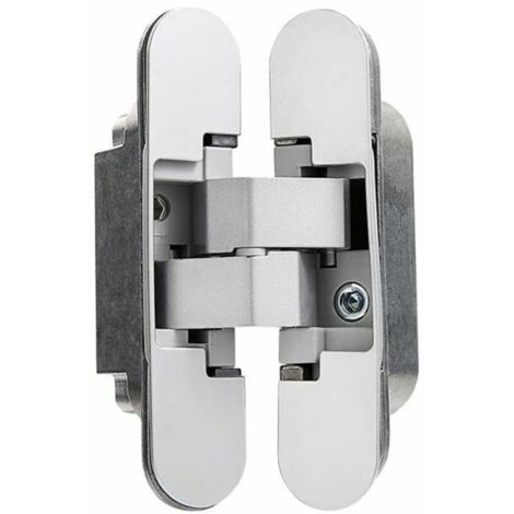 Cerniera invisibile per porte pesanti - Confezione da 2 (carico 40 kg, apertura 180º)..DEBUNS (1/4)