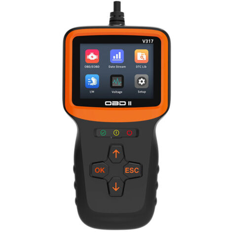 Strumento diagnostico per auto Obd2, lettore diagnostico francese Obd2 per tutti i veicoli dopo il 2000, lettore di guasti con tutte le funzionalità Obdii..DEBUNS (1/4)