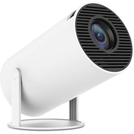 Mini proiettore 4K supportato Android 11, mini proiettore 5G WiFi 6 BT 5.0 720P Full HD nativo, proiettore portatile correzione trapezoidale orizzontale automatica rotazione di 180°, di DEBUNS