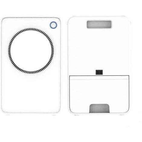 Deumidificatore a stato solido compatto, assorbitore di umidità, essiccatore d'aria elettrico, serbatoio dell'acqua da 1000 ml, per casa, cucina e ufficio (colore: bianco)