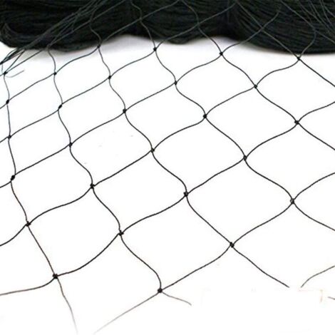 Rete per uccelli, rete, rete per voliera, rete per uccelli (7,5 m x 15 m), rete da 25 mm, rete intrecciata extra resistente, rete per uccelli, rete per alberi da frutto, rete per gatti, riutilizzabile