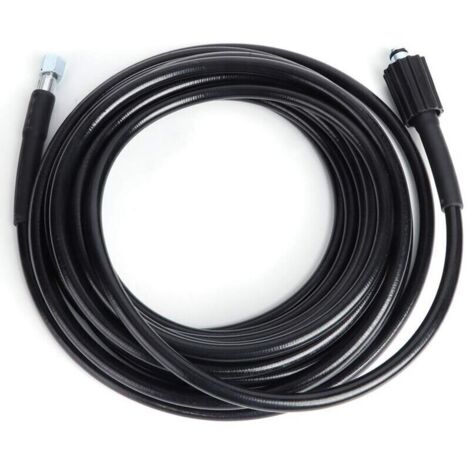 Tubo flessibile per idropulitrice, tubo flessibile per la pulizia con filettatura M14xM22 da 10 m, garage industriale per attività di pulizia auto, DEBUNS (1/4)