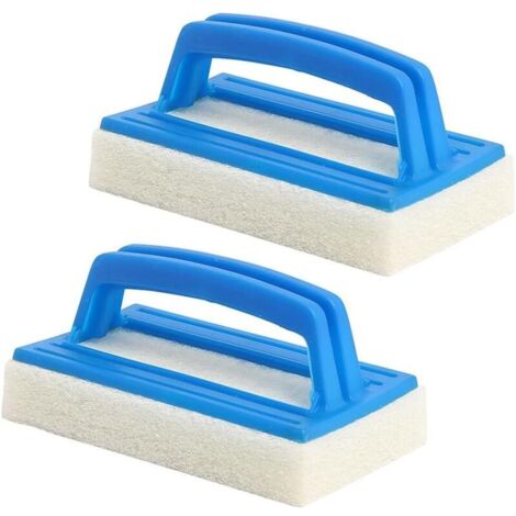 Spazzola a spugna per piscina, set di 2 spazzole a spugna per la linea di galleggiamento, accessori per la pulizia della piscina, spazzola per la linea di galleggiamento per la pulizia di piscine, spa