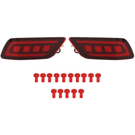 1 paio di luci paraurti posteriori a LED per Subaru Forester 2019-2023, indicatori di direzione e freni rossi, di DEBUNS (1/4)