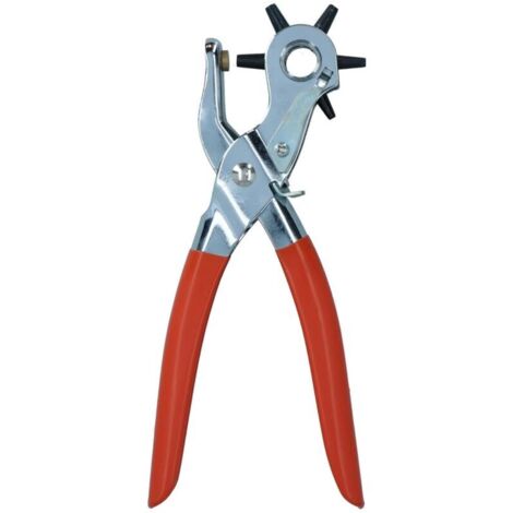 Perforatrice manuale, pinza perforatrice per cuoio, perforatrice per cinture, perforatrice per carta, cartone, cinture, cinturini per orologi, perforatrici da 2-4,5 mm