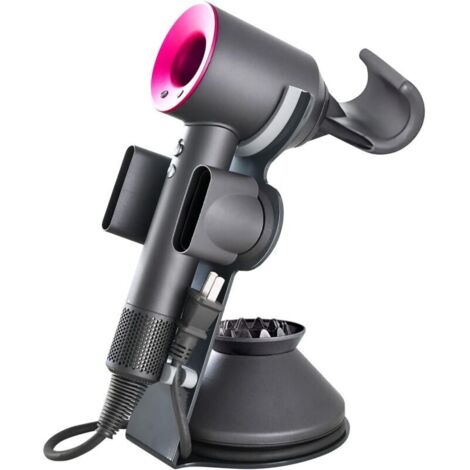 Supporto per asciugacapelli compatibile con Dyson Supersonic, con diffusore e bocchetta inclusi.