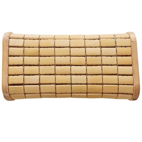 Cuscino poggiatesta in bambù per sauna, poggiatesta in legno - Accessorio per sauna per rilassarsi a casa, in palestra, in sauna, spa, bagno turco
