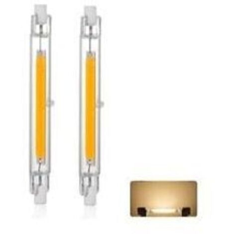 Lampadina LED R7s 118mm 30w dimmerabile, bianco caldo 3000k 3000lm, lineare, sostituisce la lampada alogena J118 da 300w, 360