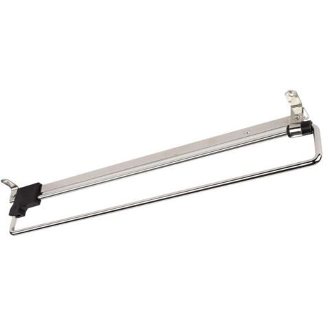 Asta appendiabiti telescopica scorrevole, asta appendiabiti per negozio, armadio, cucina, bagno, fai da te, 350 mm