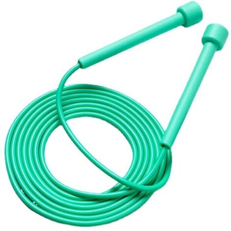 Corda per saltare sportiva, corda per saltare da boxe leggera per bambini, corda veloce in PVC anti-groviglio, adatta per allenamento fitness e brucia grassi sempre e ovunque (1/4)