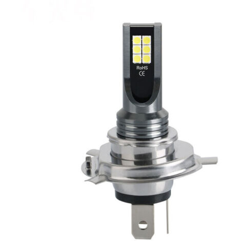 Lampadina LED H7 - Lampadina per fari auto a LED 12V DC - Lampadina di ricambio per alogene e kit Xenon - Bianco 6500K