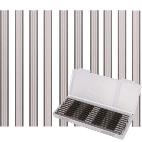 Set di 10 lame per pialla elettrica, 82 mm, 82x5,5x1,2 mm, per pialle Makita, Black & Decker, DeWalt ed Elu.