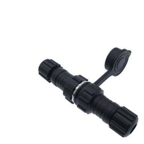 Set di 5 connettori elettrici impermeabili per aviazione QL16-7P, connettore per pannello metallico da 16 mm con cappuccio protettivo in gomma. (1/4)