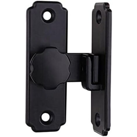 (8,15×4,5×0,34 cm) Chiusura a scatto ad angolo retto di 90 gradi per porte scorrevoli, resistente, in acciaio inossidabile, anticorrosione, per porte, cancelli, armadi, bagni, servizi igienici