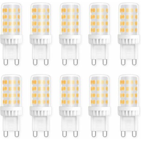 Lampadine LED G9 da 5W, equivalenti a lampade alogene da 40W/50W, 450LM, luce bianca neutra 4000K, AC 220V, attacco G9 standard, a risparmio energetico, per illuminazione a soffitto, cucina, camera da