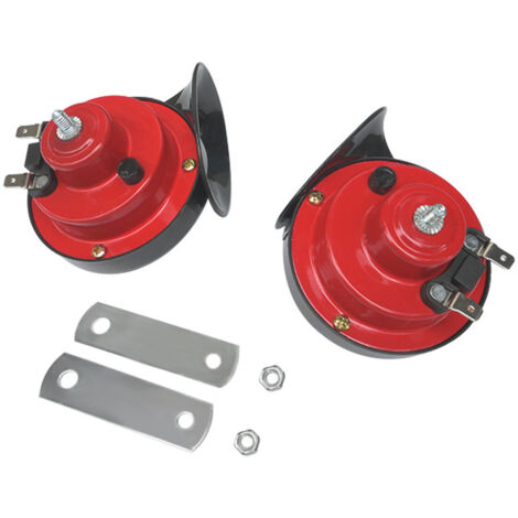 Clacson universale potente da 12 V per auto, super clacson per camion/moto da 110 dB, clacson impermeabile per treni/auto, tromba ad aria compressa per nebbia per camion, auto, moto, barca e biciclett