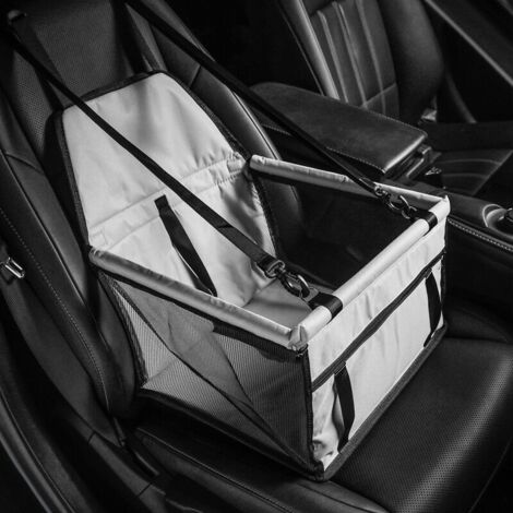 Seggiolino auto per cani, Seggiolino auto per cani, Seggiolino auto per cani, Seggiolino auto per cani, Seggiolino auto per cani, Impermeabile e traspirante, Borsa per il trasporto del cane (Grigio)