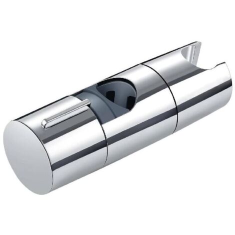 Supporto regolabile per soffione doccia, 18-25 mm, universale, adatto per aste doccia, non richiede foratura, girevole, adatto per la sostituzione in bagno, argento