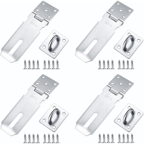 pezzi Lucchetto per porta, Chiusura a lucchetto, Chiusura a lucchetto, Chiusura per porta esterna, Chiusura per porta con viti, Serratura per porte e armadi