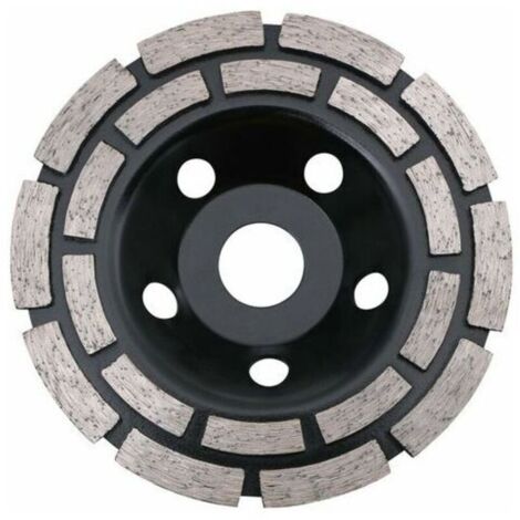 Disco abrasivo diamantato, mola diamantata da 125 mm per calcestruzzo, mola diamantata universale per levigatura di calcestruzzo, pietra, granito, massetto, muratura, uso universale.