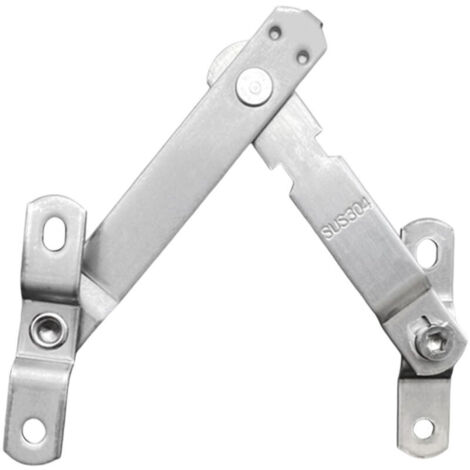 Limitatore per finestre, limitatore per finestre a microvento, puntone in acciaio inossidabile, serratura di sicurezza per finestre scolastiche, puntone sospeso per finestre//
