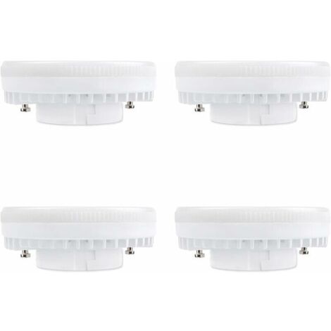 Lampadina LED GX53 da 9W, luce bianca fredda 6000K, angolo del fascio luminoso di 120°, equivalente a una lampada CFL GX53 da 15W-18W, 900LM, non dimmerabile, faretto LED da incasso per pensili/soffit