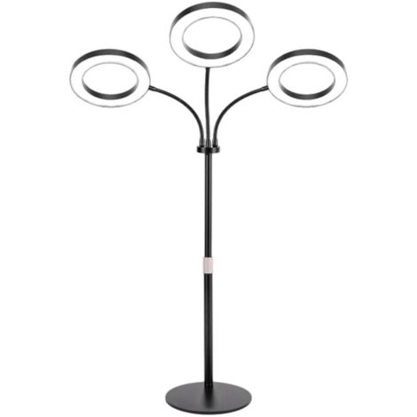 Lampada LED a spettro completo per la coltivazione di piante da interno, illuminazione regolabile con 72 LED, livelli di luminosità dimmerabili, timer da 3/9/12 ore per piante da interno